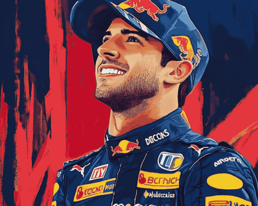 Daniel Ricciardo Racing Diamond Painting