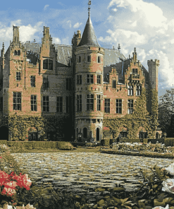 De Haar Castle Gardens Diamond Painting