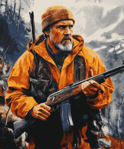 Deer Hunter Movie Scene Diamond Painting