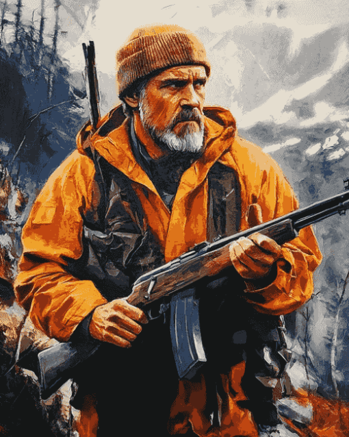 Deer Hunter Movie Scene Diamond Painting