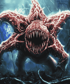 Demogorgon Fantasy Creatures Diamond Painting