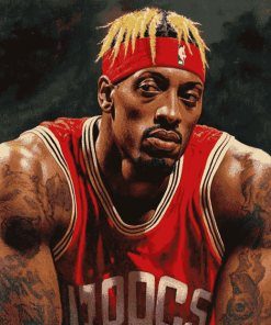 Dennis Rodman Basketball Diamond Painting