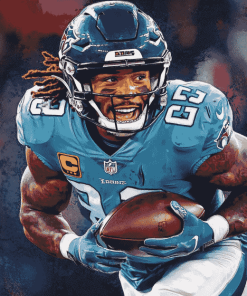 Derrick Henry Famous Football Players Diamond Painting