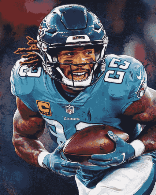 Derrick Henry Famous Football Players Diamond Painting