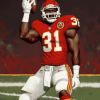 Derrick Thomas American Football Diamond Painting