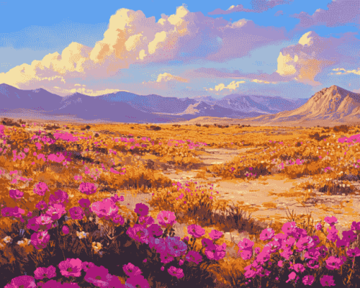 Desert Blossoms Diamond Painting