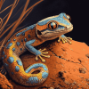 Desert Gecko Animal Diamond Painting