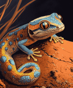 Desert Gecko Animal Diamond Painting