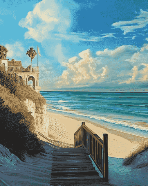 Destin Beach Seascape Diamond Painting