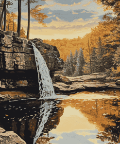 Devils Lake Scenic Views Diamond Painting