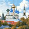 Diamond Painting of Nativity Cathedral Suzdal