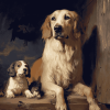 Dignity and Impudence Dogs Diamond Painting