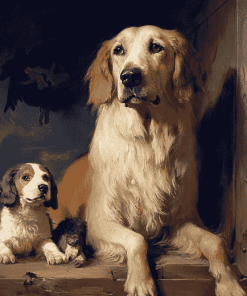 Dignity and Impudence Dogs Diamond Painting