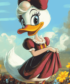 Disney Daisy Duck Diamond Painting