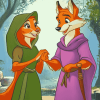 Disney Lady Marian and Robin Hood Diamond Painting