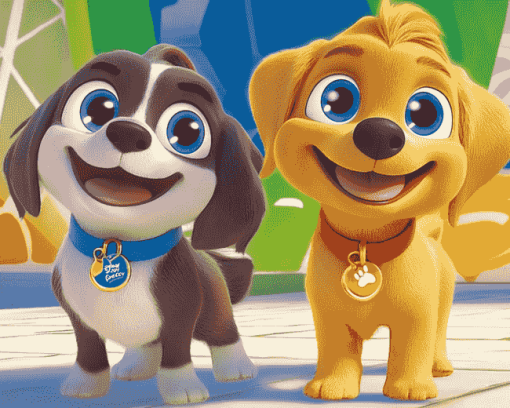 Disney Puppy Dog Pals Adventure Diamond Painting