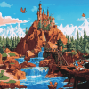 Disneyland Splash Mountain Adventure Diamond Painting