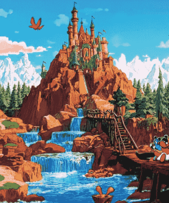 Disneyland Splash Mountain Adventure Diamond Painting