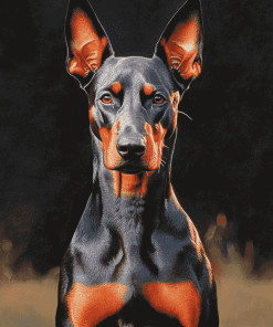 Dobermann Puppy Diamond Painting