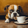 Dog Lover's Coffee Diamond Painting