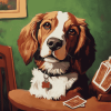 Dogs Playing Cards Diamond Painting