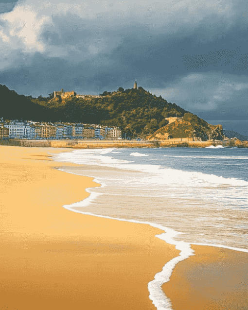 Donostia Coast Diamond Painting