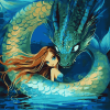 Dragon Mermaid Fantasy Diamond Painting