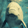 Dugong Sea Creature Diamond Painting