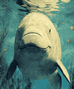 Dugong Sea Creature Diamond Painting