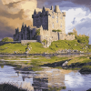 Dunguaire Castle Scenic View Diamond Painting