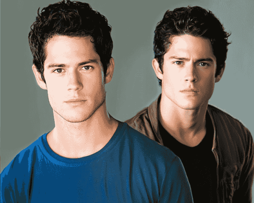 Dylan Obrien & Tyler Posey Movie Diamond Painting