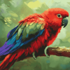 Eclectus Parrot Fowls Diamond Painting