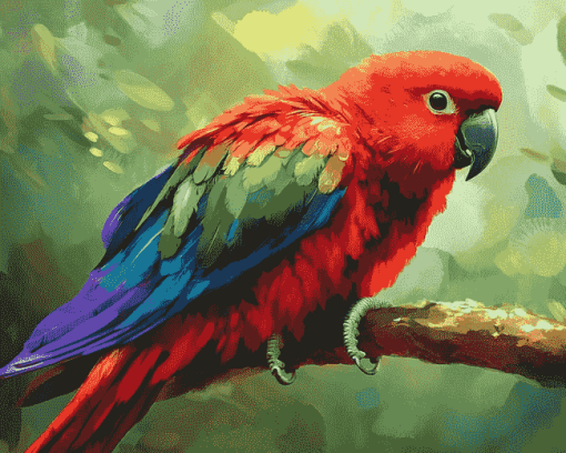 Eclectus Parrot Fowls Diamond Painting