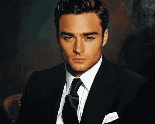 Ed Westwick Celebrity Diamond Painting