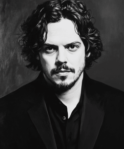 Edgar Wright Monochrome Diamond Painting