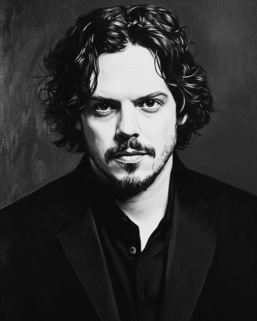 Edgar Wright Monochrome Diamond Painting