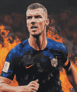 Edin Dzeko Football Legend Diamond Painting