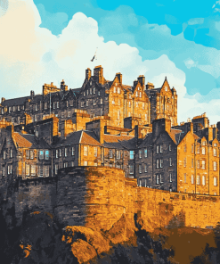 Edinburgh Castle Replica Diamond Painting