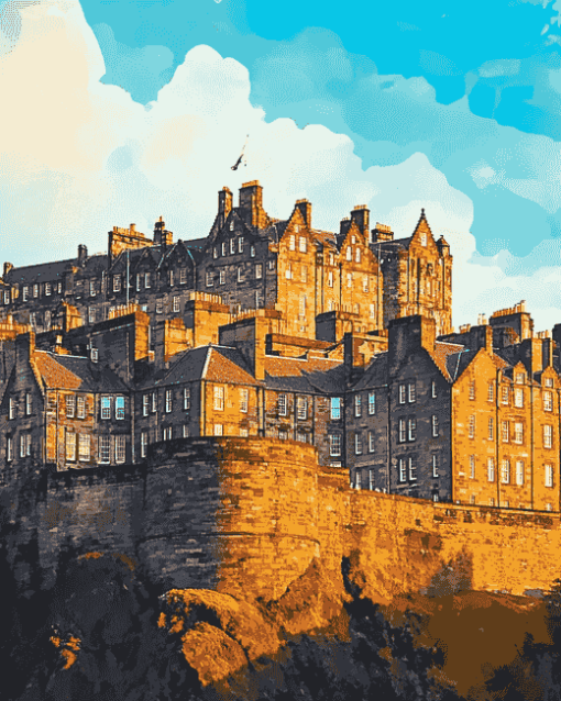 Edinburgh Castle Replica Diamond Painting