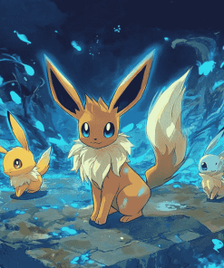 Eeveelution Pokemon Adventure Diamond Painting