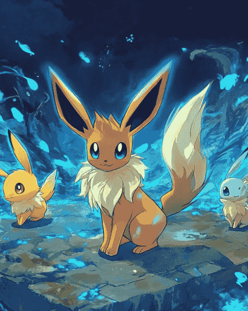 Eeveelution Pokemon Adventure Diamond Painting