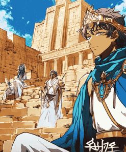 Egyptian Anime Diamond Painting