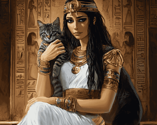 Egyptian Queen Fantasy Diamond Painting