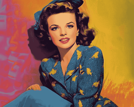 Elegant Judy Garland Diamond Painting