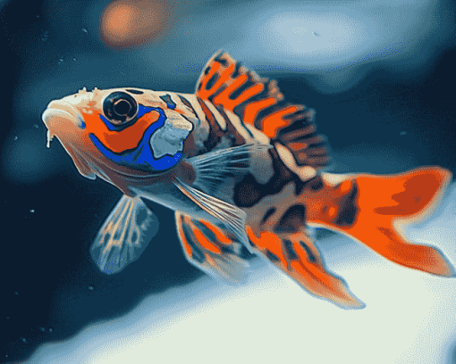 Elegant Koi Fish Diamond Painting