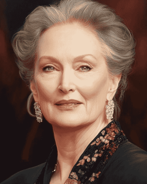 Elegant Meryl Streep Diamond Painting