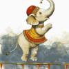 Elephant Cartoon Diamond Painting