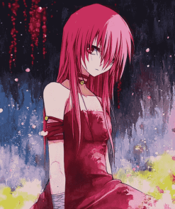 Elfen Lied Anime Diamond Painting