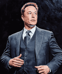 Elon Musk Innovation Diamond Painting