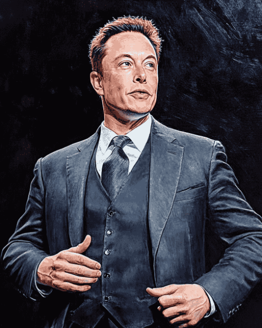 Elon Musk Innovation Diamond Painting